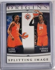 Alyssa Thomas / DeWanna Bonner 2024 Origins WNBA Splitting Image #15 Sun Mercury