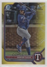 2022 Bowman Chrome Prospects Yellow Refractor 5/75 Danyer Cueva #BCP-173 4z8