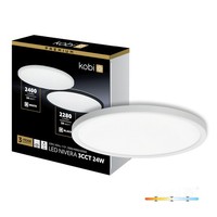 Plafon LED Nivera Circle 24W 3CCT IP54 BiałY Kobi Kobi Light