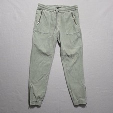 Athleta Pants Women 6 Farallon Jogger Sage Green Zip Ankle Athleisure