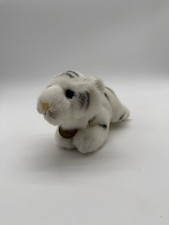 Miyoni Aurora White Tiger Soft Plush Stuffed Animal Toy 8"