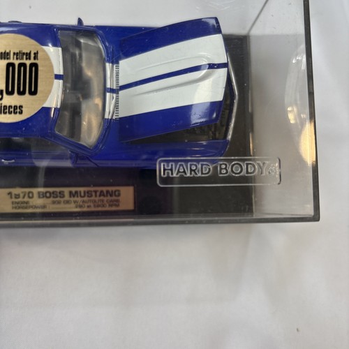 TootsieToy Hard Body 1970 Boss Mustang White 1:32 With Plastic Case Diecast - Picture 5 of 10
