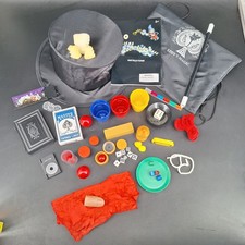 Eddy's Magic Kids Magic Show Case Set Top Hat, Wand, Cards  Tricks 8 