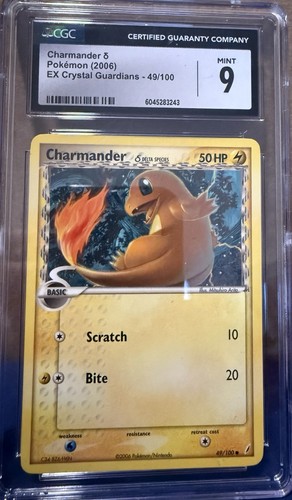 Charmander δ graded CGC 9 for sale on eBay