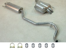 KLARIUS Auspuff SET NEU für Saab 9-3 YS3F 1.9 TiD + Kombi Mitteltopf+Endtopf 