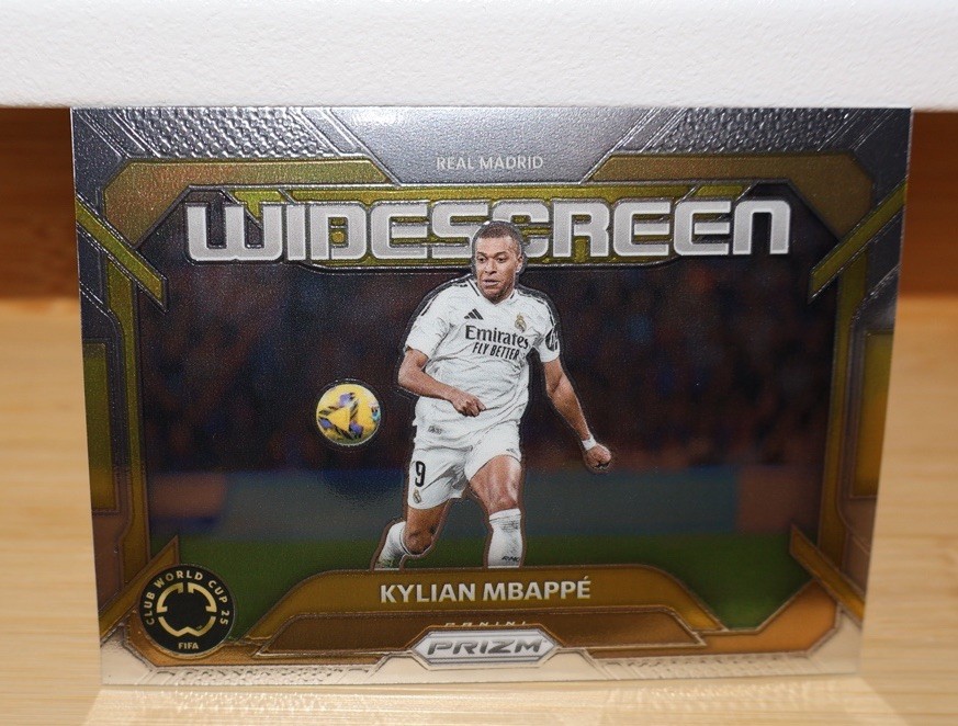Panini 2025 Prizm FIFA Club World Cup Widescreen Kylian Mbappé Real Madrid #18
