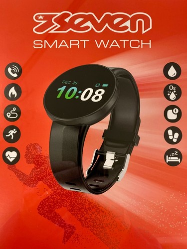 SMART WATCH SEVEN, orologio da polso digitale, Fitness , ANDROID e iOS 4  COLORI | eBay