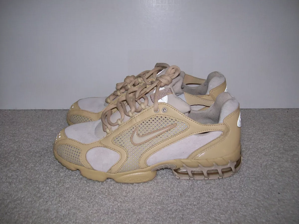 SZ 9 Nike Air Zoom Spiridon Cage 2 Sesame Oatmeal CU1768-200 Max Stussy 1 Force