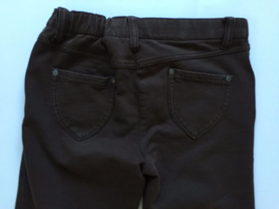 Hanna Andersson Size 120 Girls Brown Pants Bottoms 6 7 Adjustable Waist - Image 4 of 4