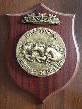 Nave Scirocco -  BRONZE Marina Militare Italiana Navy  Plaque Crest