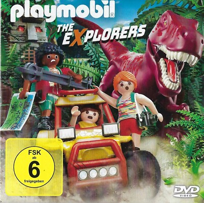 PLAYMOBIL THE EXPLORERS - PC DVD VIDEO CD - PLAYMOBIL DINOS Film FSK 6