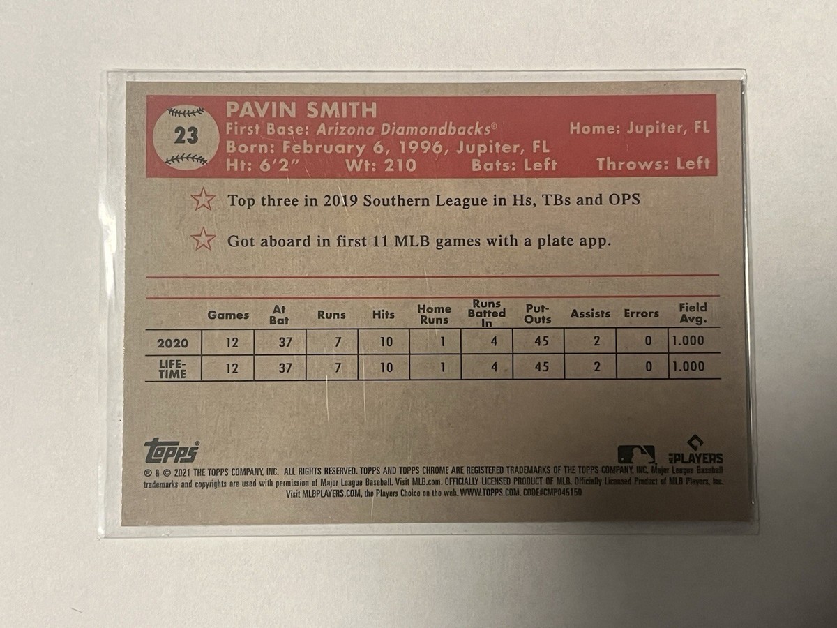 2021 Topps Chrome Platinum - B&W Mini-Diamond Refractor #23 Pavin 
