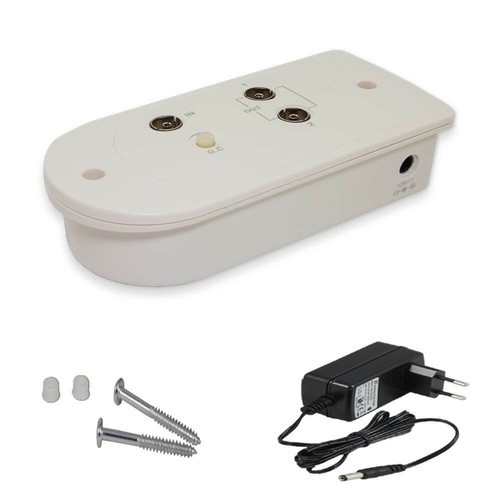Antennenverstärker DVB-C DVB-T UKW Kabel 2 Geräte TV-Verstärker HDTV UHD 4k 25dB - Bild 4 von 6