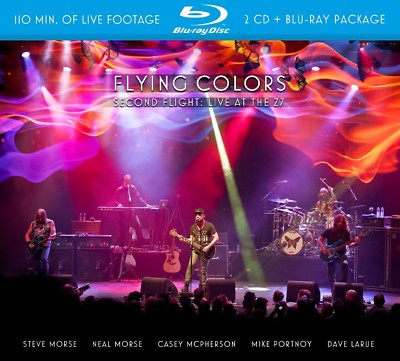 FLYING COLORS - SECOND FLIGHT: LIVE AT THE Z7 (2CD+BLU-RAY) 2 CD + BLU-RAY NEU 