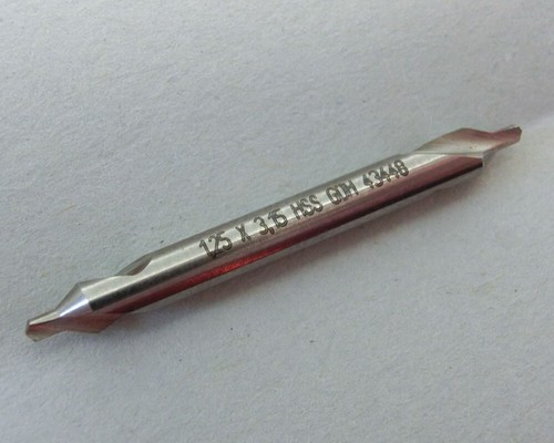 Center Drill Gühring 1.25 x 3.15 Center Drill Countersink HSS 43448 - Picture 5 of 5