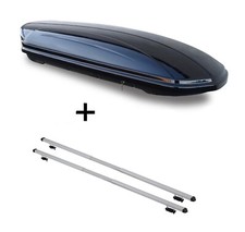 Dachbox MAA580L+Dachträger RAPID für für Fiat Tempra Kombi 5Türer 90-96