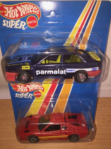 Super Hot Wheels 1:43 FERRARI 208 TURBO + AUDI QUATTRO 4 RALLY MOC, 1979 - 第 2/4 張圖片