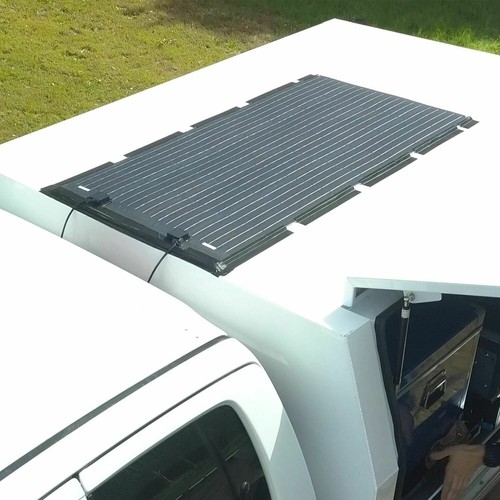 12V 350W Flexible Solar Panel Caravan 4WD Boat Camping Battery Mono Charging - Picture 5 of 10