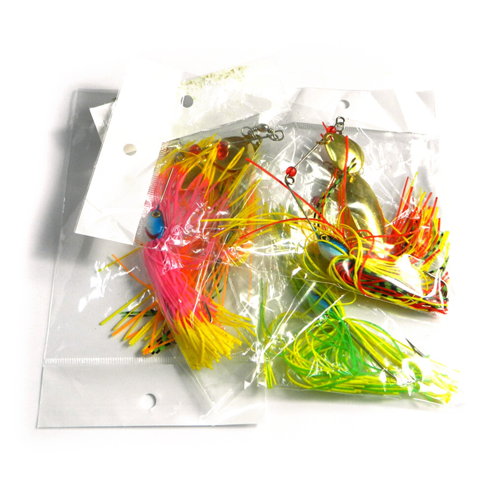 4PCS 17g Fishing Lure Spinner Bait Lead Jig Spoon Metal Buzzbait Blade Tackle - Image 6