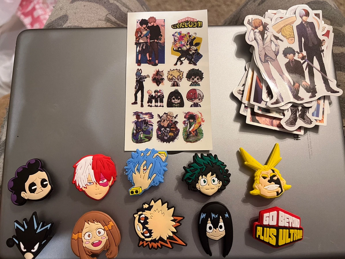 Wholesales 10 Pieces/lot PVC Anime My Hero Academia Shoe Charms Cartoon  Jibz for Croc Kids Shoe Buckle Back Buttons for Crocs - AliExpress