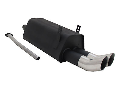 NOVUS Sportauspuff 2x76mm D-T-M-Design passend für BMW 3er E36 320i / 323i