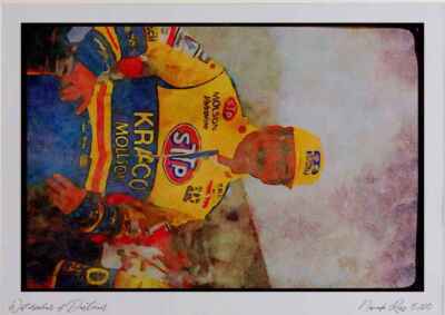 Autorennen 325039 Bobby Rahal, Toronto Indy Aquarell Bild limitierte Auflage A3