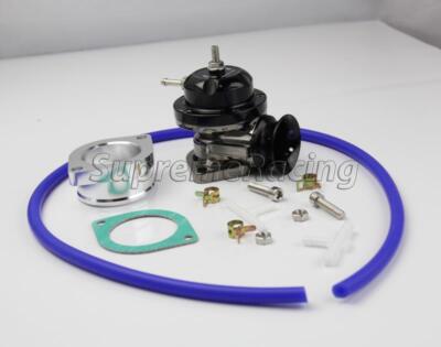 UNIVERSAL BILLET ALUMINUM TYPE-RS TURBO BLOW OFF VALVE BOV BLACK WITH GASKET 