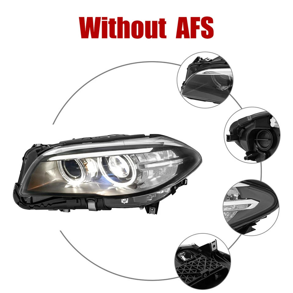 For BMW 5 Series 2014-2017 F10 F18 528i 535i M5 Xenon Headlight Left Driver Side Foto 2 de 4