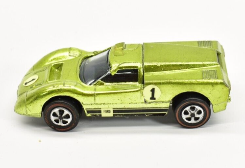 Hot Wheels Redline Rare Diecast Error Ford J-CAR Antifreeze Green 1967 US - Picture 3 of 8