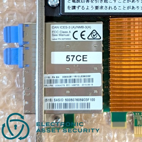 IBM 00MA079 - PCIe3 12GB Cache Quad-Port 6Gb x8 RAID SAS Adapter - Afbeelding 2 van 3