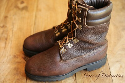 Timberland Brown Super Boots 40 Below Leather Shoes Mens UK 9 US 9,5