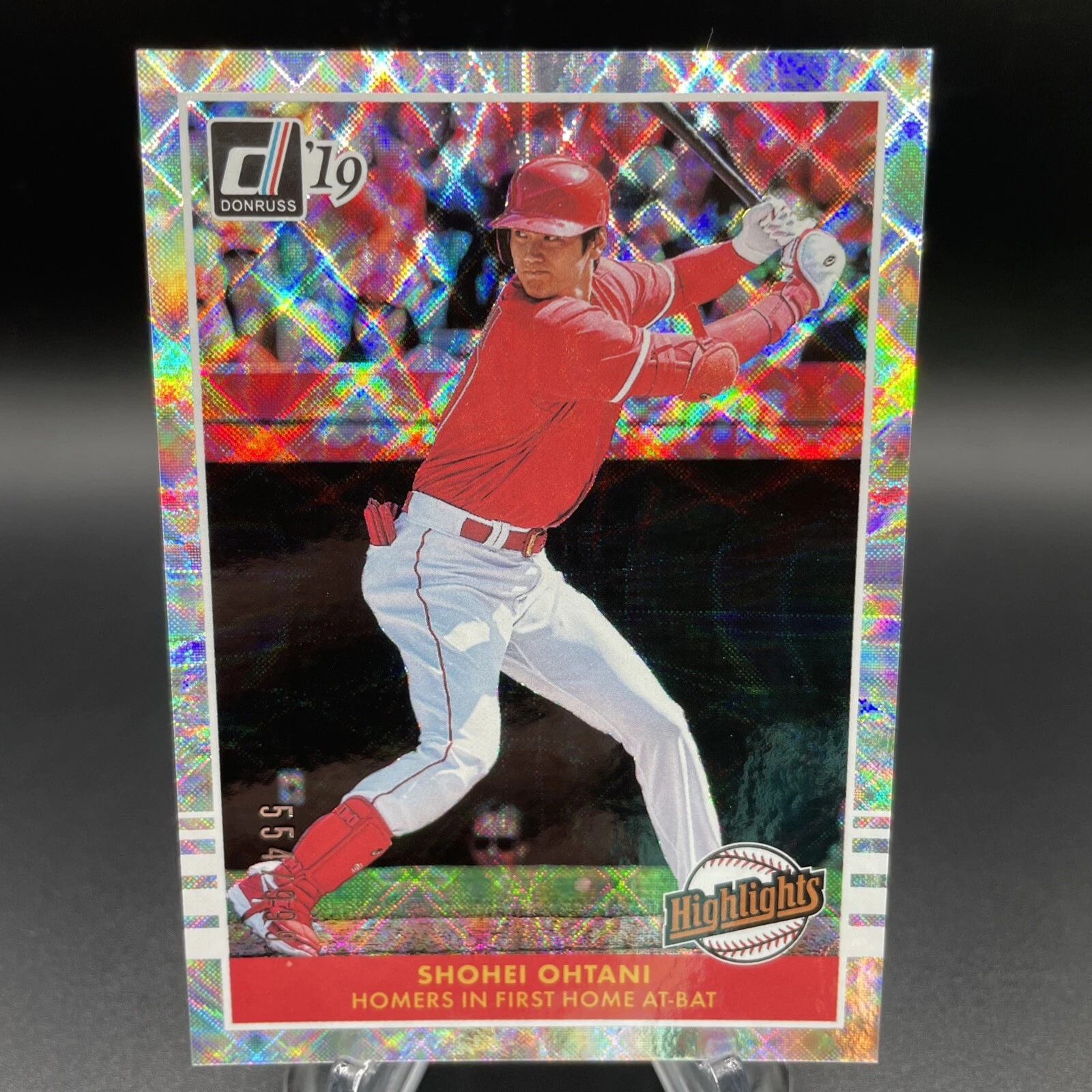 Shohei Ohtani trading card