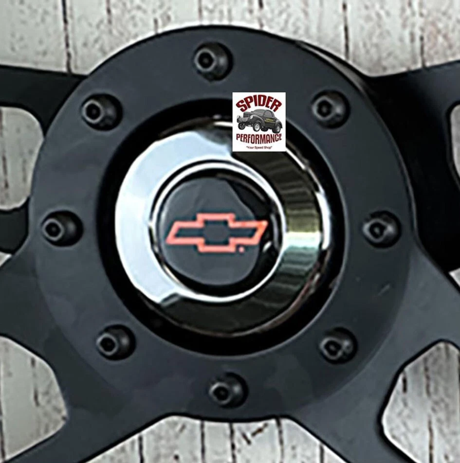 1948-1959 Chevrolet pickup wood steering wheel RED BOWTIE 13 1/2" WALNUT II — 第 3/4 张图片