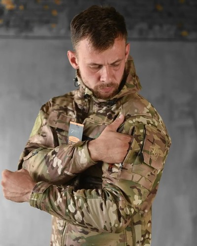 Tactical jacket Multicam Multicam softshell autumn water-repellent autumn wi💙💛 - Picture 9 of 9