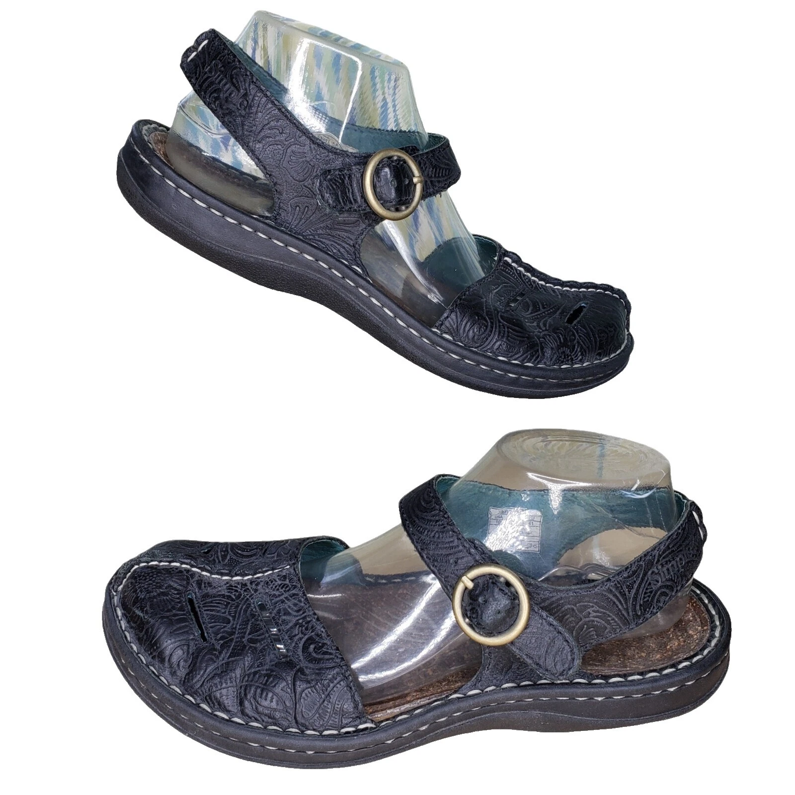 Parte superior de cuero informal simple para mujer