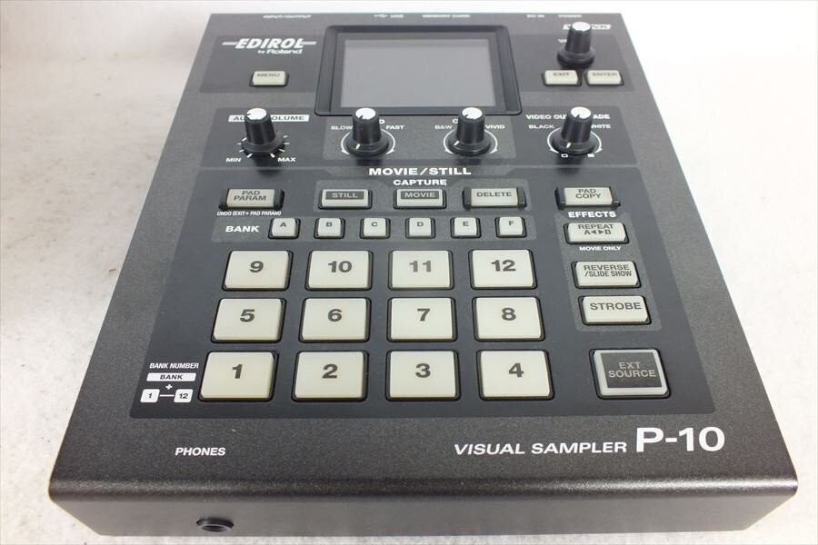 【希少】Roland EDIROL P-10 Visual Sampler Roland P-10 Visual Sampler Audio Video Movie Sample Pad VJ