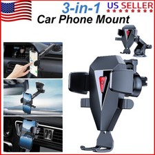 Car Mobile Phone Holder Air Vent/Suction Windshield For iPhone Samsung Universal