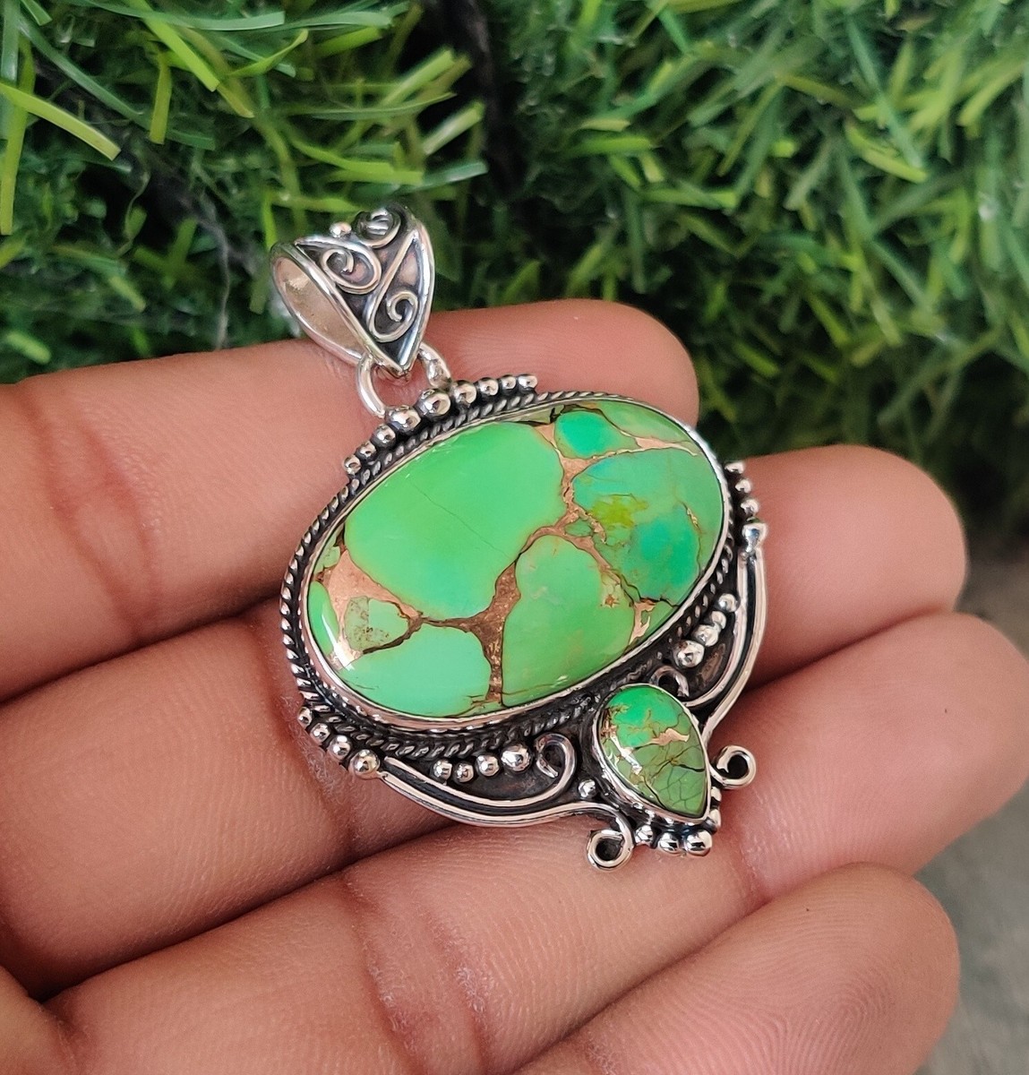 310 Grams Natural Green Turquoise Coral Necklace 310 Grams Natural Green Turquoise Coral Necklace