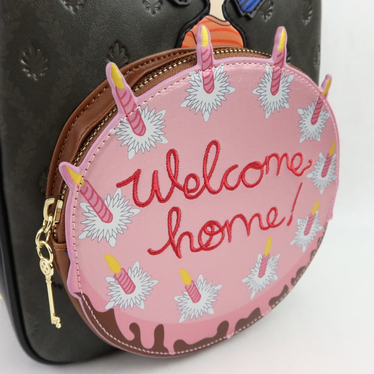 Her Universe Coraline Chase Mini Backpack 2024 Limited Edition Welcome Home Cake Coraline Mini Backpack Bag CHASE Welcome Home Cake Button  main image 3