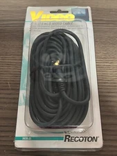 Recoton 25 ft. S-Video Cable Gold Plated Plugs TV VCR DVD Satellite Receiver NEW