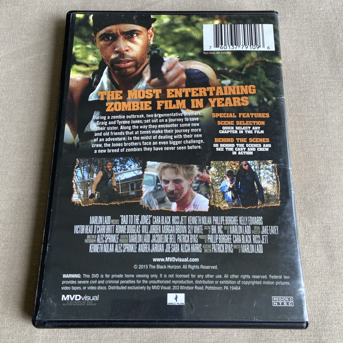 Bad to the Jones (DVD 2011) Zombie Comedy Horror Action Marlon