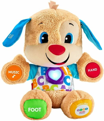 Fisher-Price Laugh & Learn Smart Stages Puppy, Brown With 75+ Songs FDF21 - Picture 2 of 7