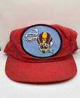 Vintage 50's Michigan Challenge Balloonfest Hot Air Balloon Cap Snapback Red