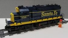 Custom Train Santa Fe GP40 Engine Version 2 Please Read Item Description
