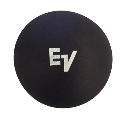 One 4.125" Aft Electro-Voice White Logo Paper Dust Cap for Many EV Speakers