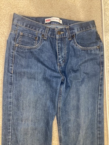 Boys Jeans Levis 16 Reg 550 Relaxed W28 / L28 EUC #1 Levi Strauss & Co - Picture 3 of 9