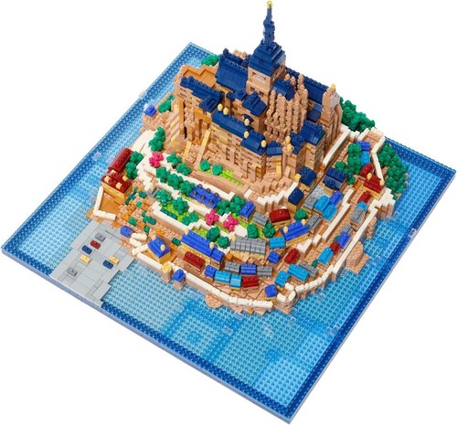 Kawada Nanoblock Mont Saint Michel Deluxe Edition NB-059 20.6×28×28cm 2024 - Picture 6 of 6