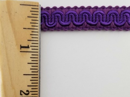 1/2 Zoll Scroll Geflecht Gimp mit Rückseite - 12 durchgehende Yards - viele Farboptionen! - Bild 18 von 42
