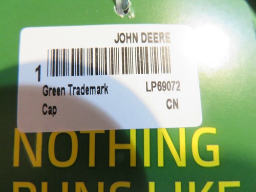 Neue authentische John Deere Trademak Stoffmütze: rosa, grün oder anthrazitgrau/grün - Bild 27 von 29