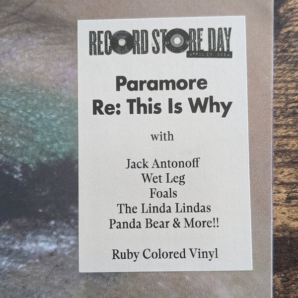 Paramore/Re: This Is Why レコード新品未使用 91T8oKMkowL._UF350,350_QL50_.jpg
